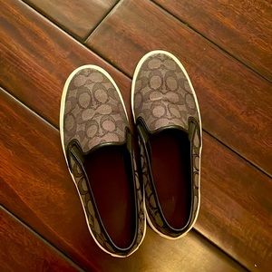 Coach slip ons